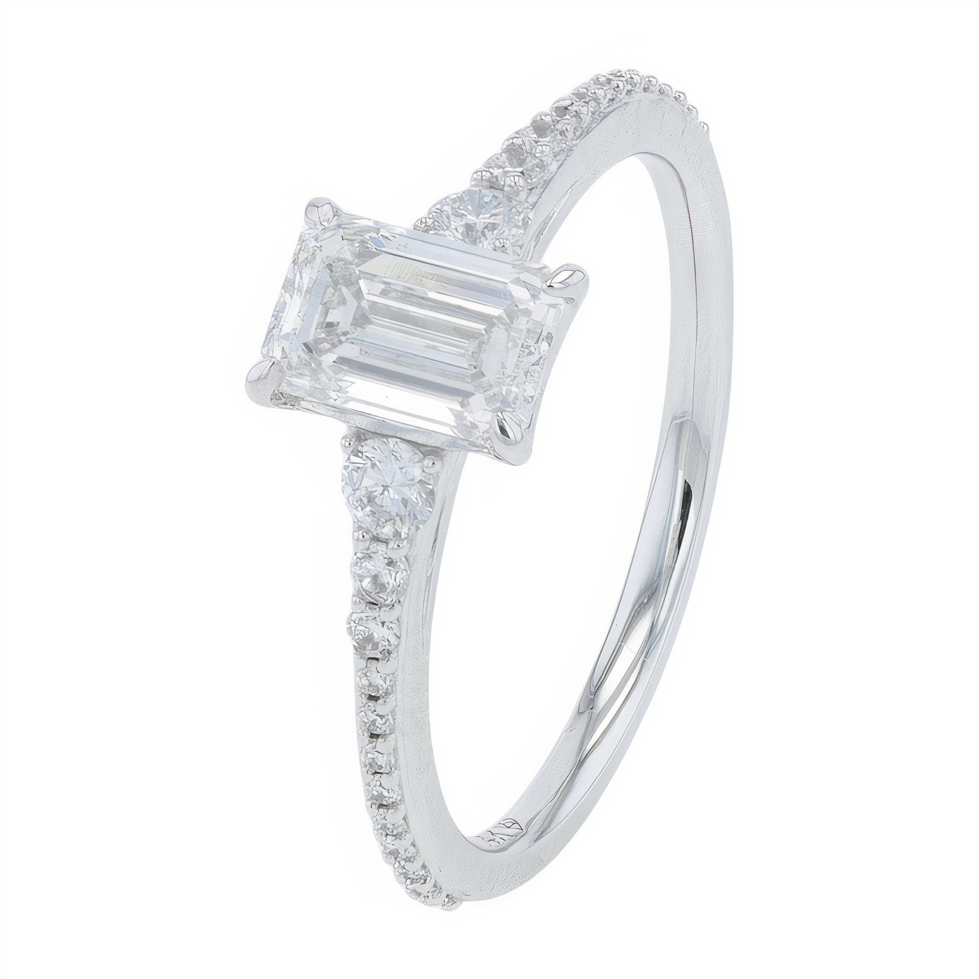 Lab Diamond Engagement Ring in 14K Gold (1.25 ct. tw)