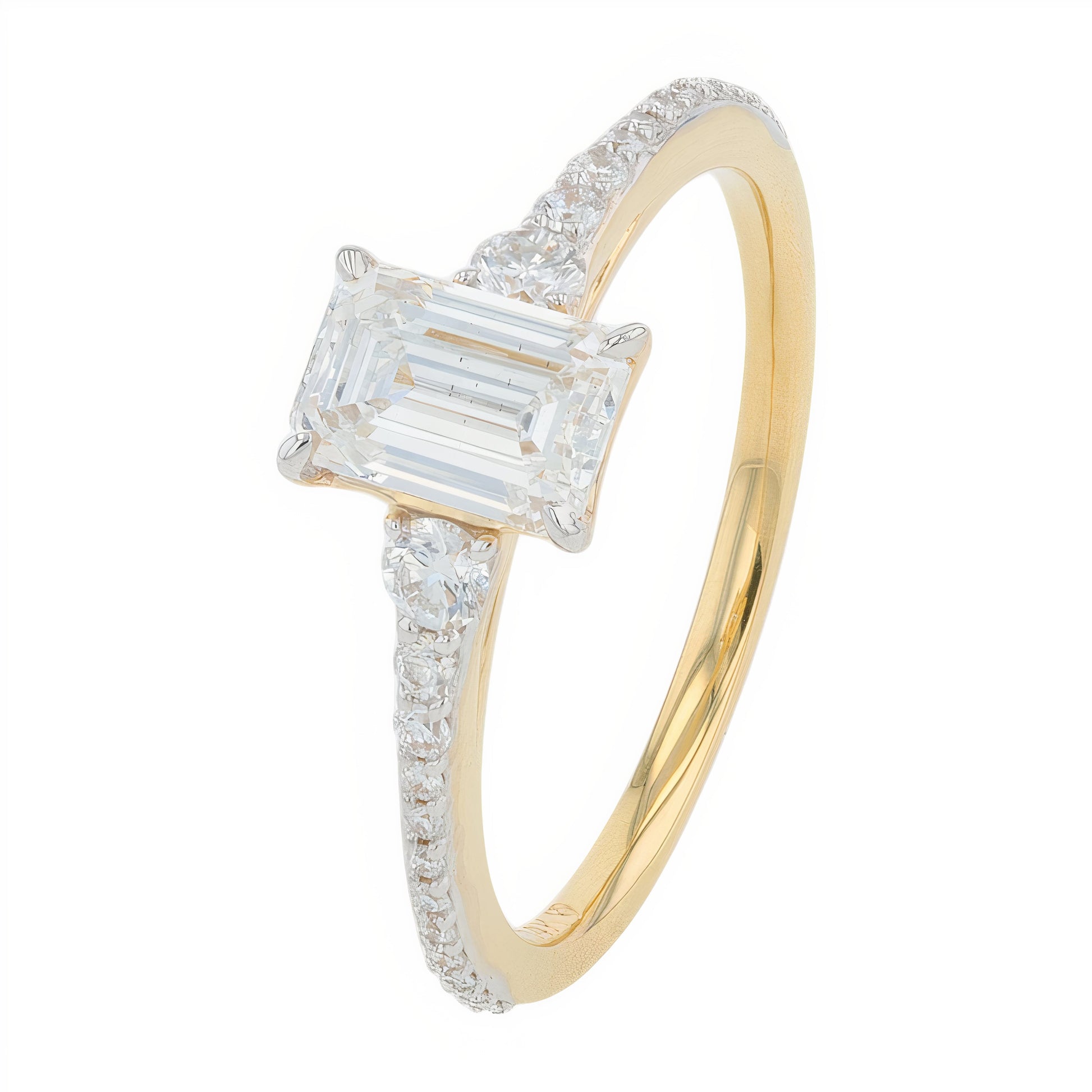 Lab Diamond Engagement Ring in 14K Gold (1.25 ct. tw)