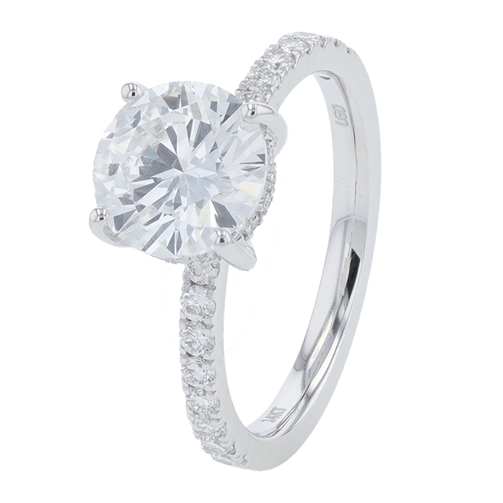 Lab Diamond Engagement Ring in 14K Gold (2.40 ct. tw)