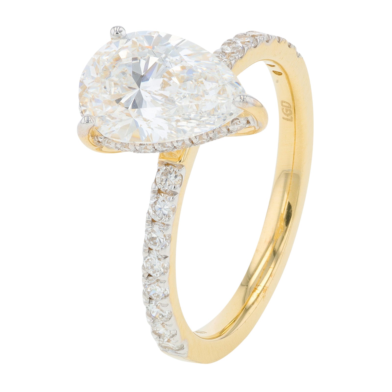 Lab Diamond Engagement Ring in 14K Gold (2.40 ct. tw)