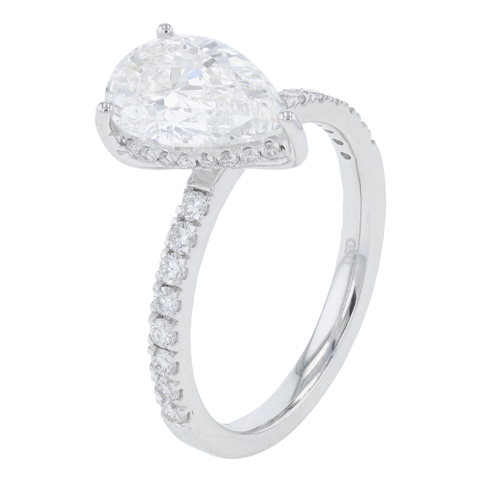 Lab Diamond Engagement Ring in 14K Gold (2.40 ct. tw)