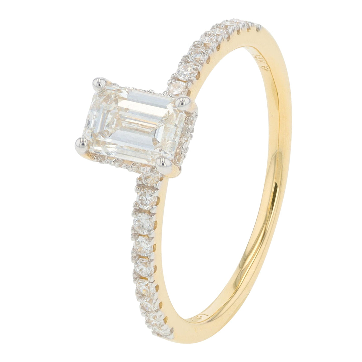 14K 1 CTW Lab Grown Diamond Ring<p><strong>More Colors Available</p></strong><p><strong>Lab Grown Diamond</p></strong>