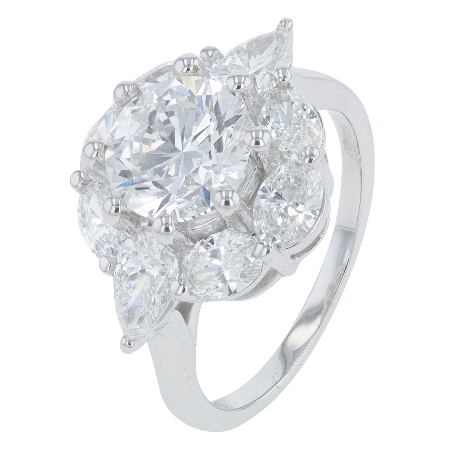 Lab Diamond Ring in 10K White Gold (1.50 ct. tw)