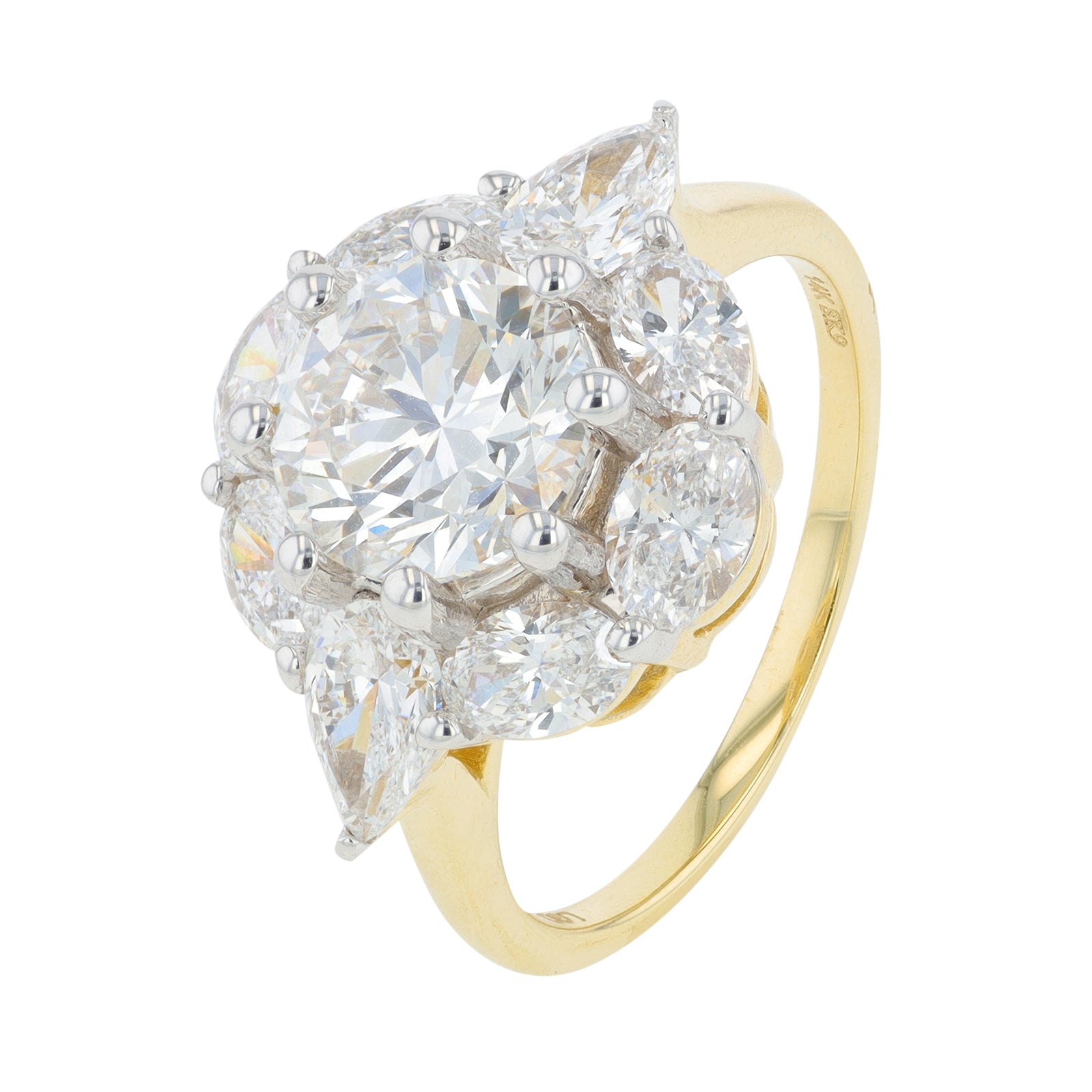 Lab Diamond Ring in 10K White Gold (1.50 ct. tw)