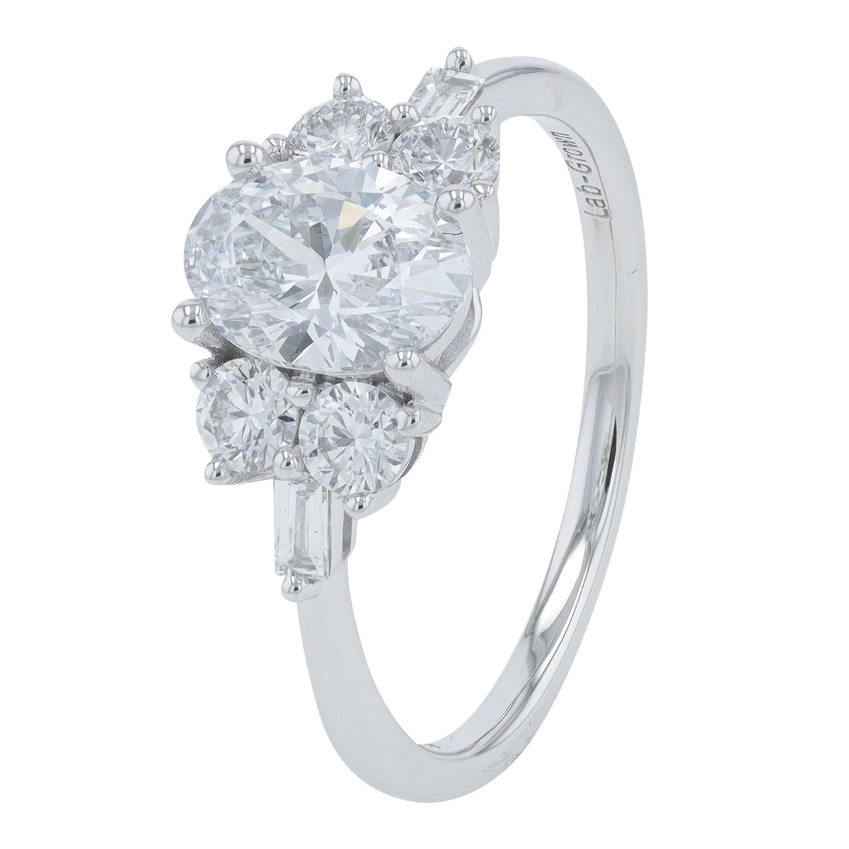 14K 1.00 CT Oval Lab Grown Diamond Center Engagement Ring<p><strong>Lab Grown Diamond</p></strong><p><strong>More Colors Available</p></strong>