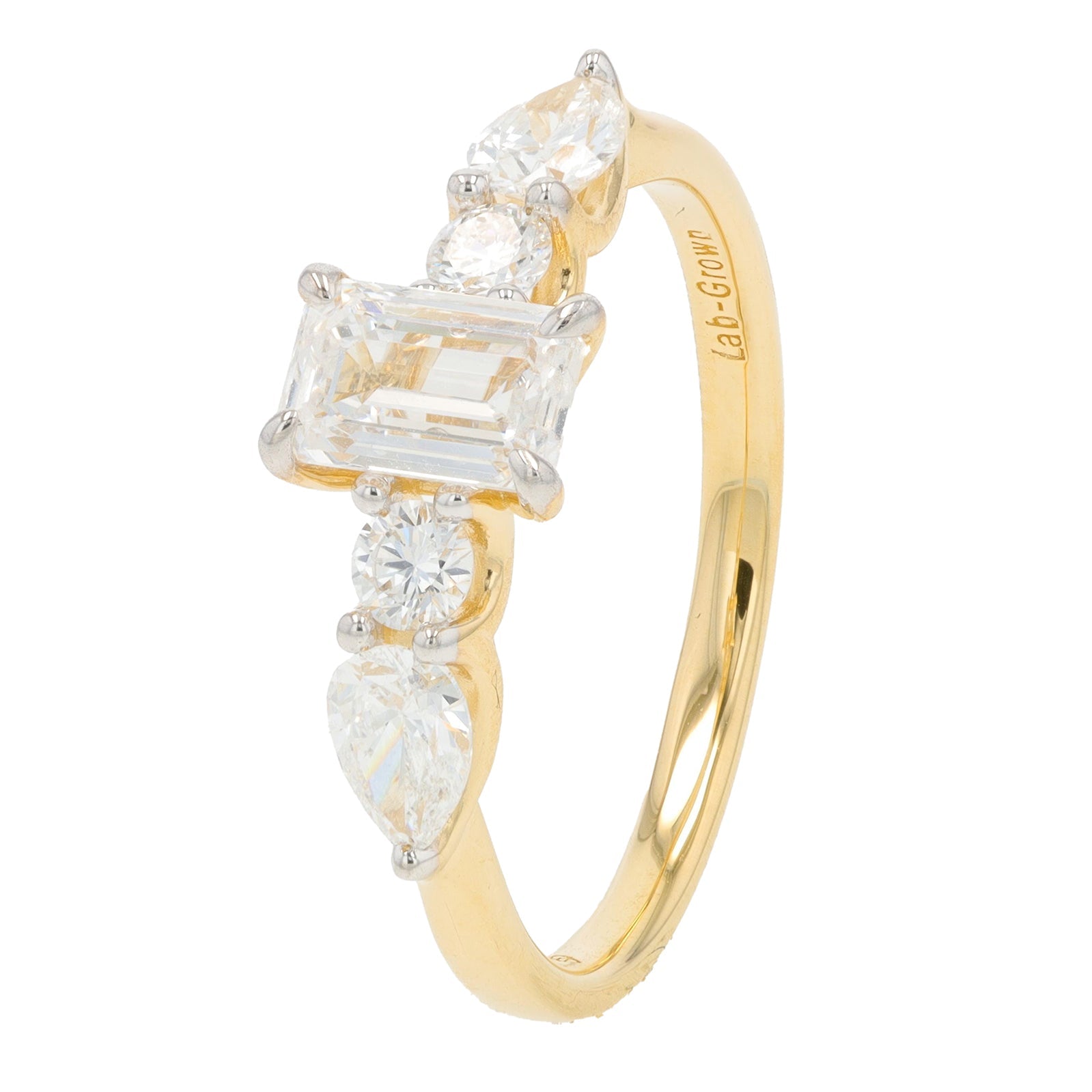 14K 1.25 CT Lab Grown Diamond Engagement Ring<p><strong>More Colors Available</p></strong><p><strong>Lab Grown Diamond</p></strong>