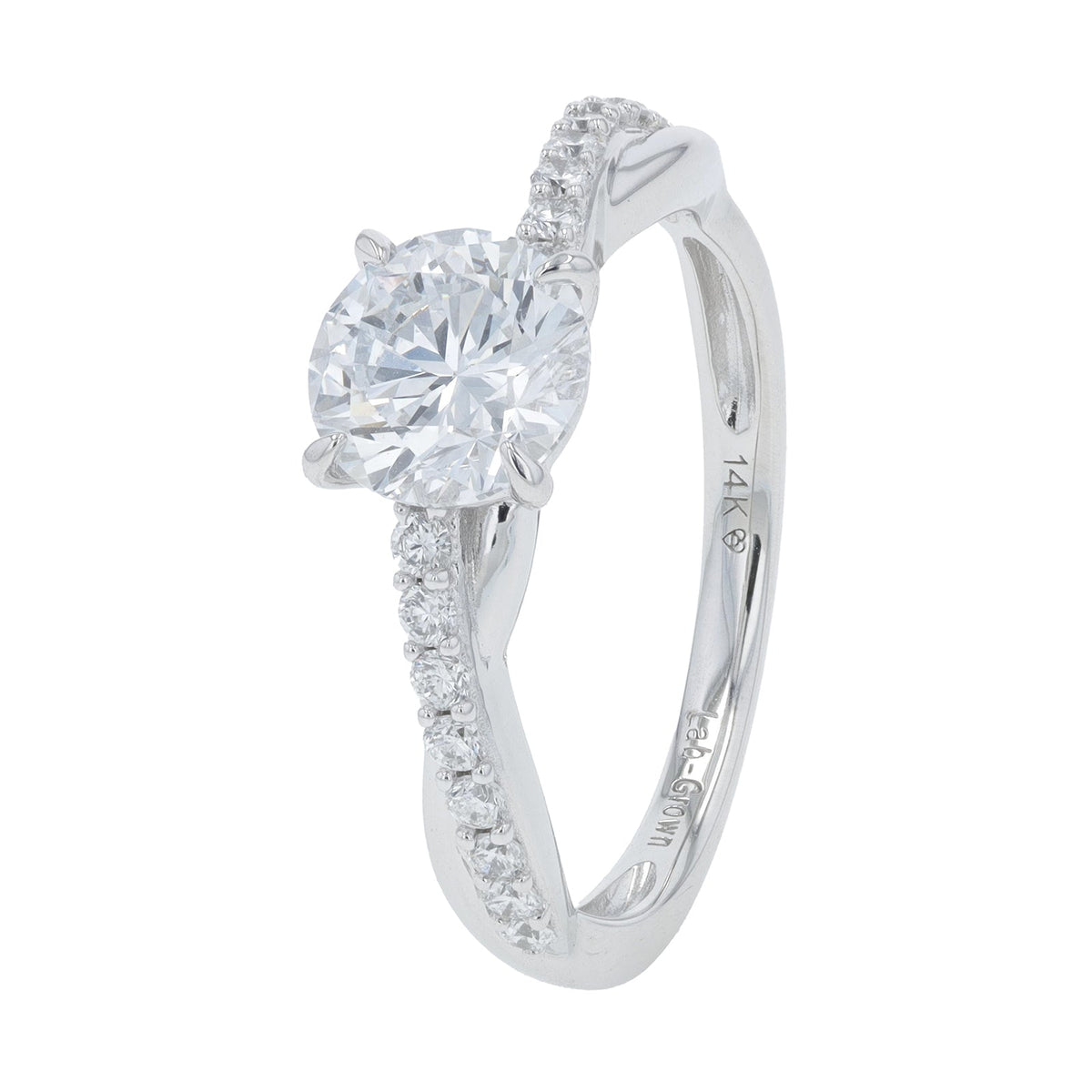 14K 1.25 CT Lab Grown Diamond Center Engagement Ring<p><strong>More Colors Available</p></strong><p><strong>Lab Grown Diamond</p></strong>