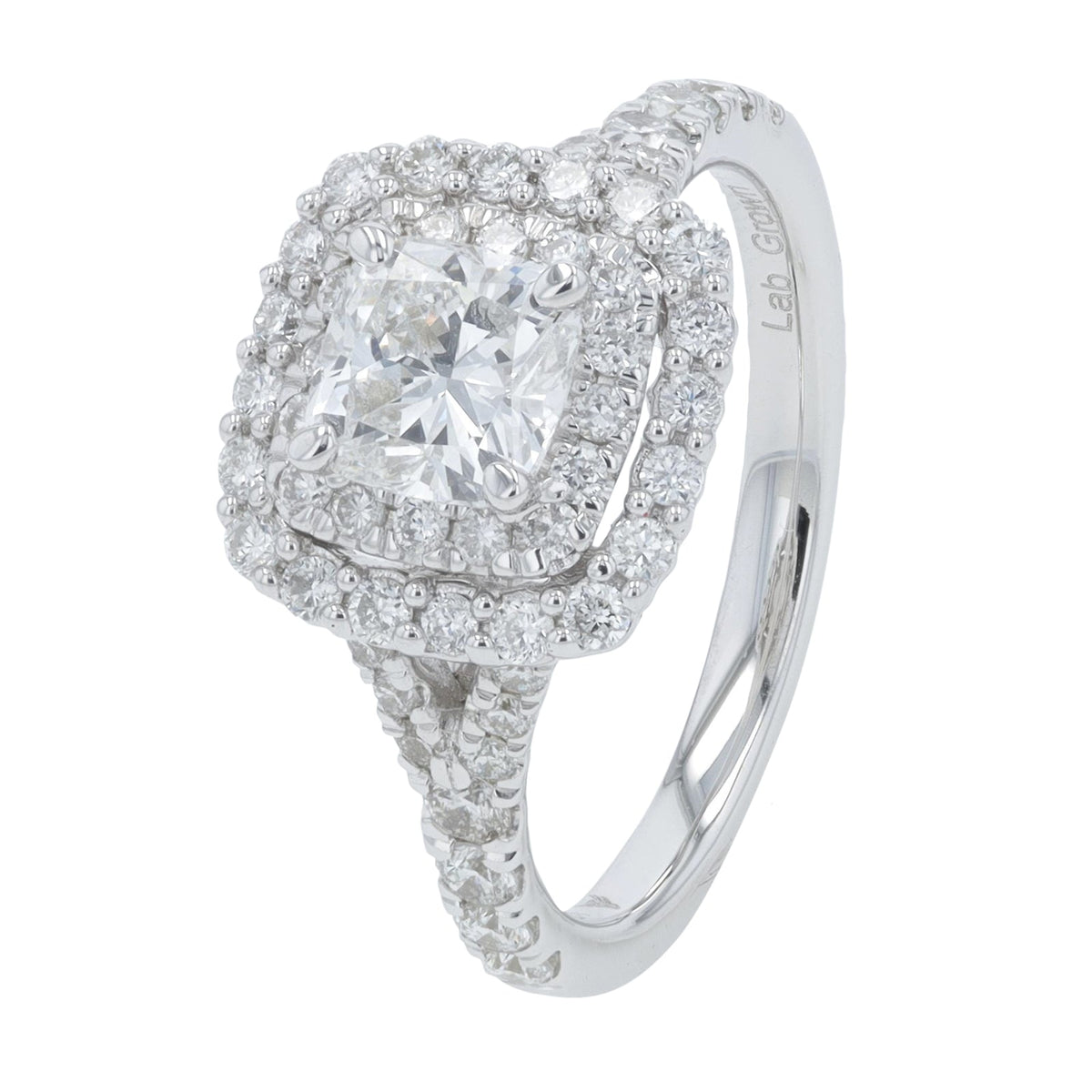 14K WG 1.37 CTW Lab Grown Diamond Engagement Ring<p><strong>Lab Grown Diamond</p></strong><p><strong>IGI Available</p></strong>
