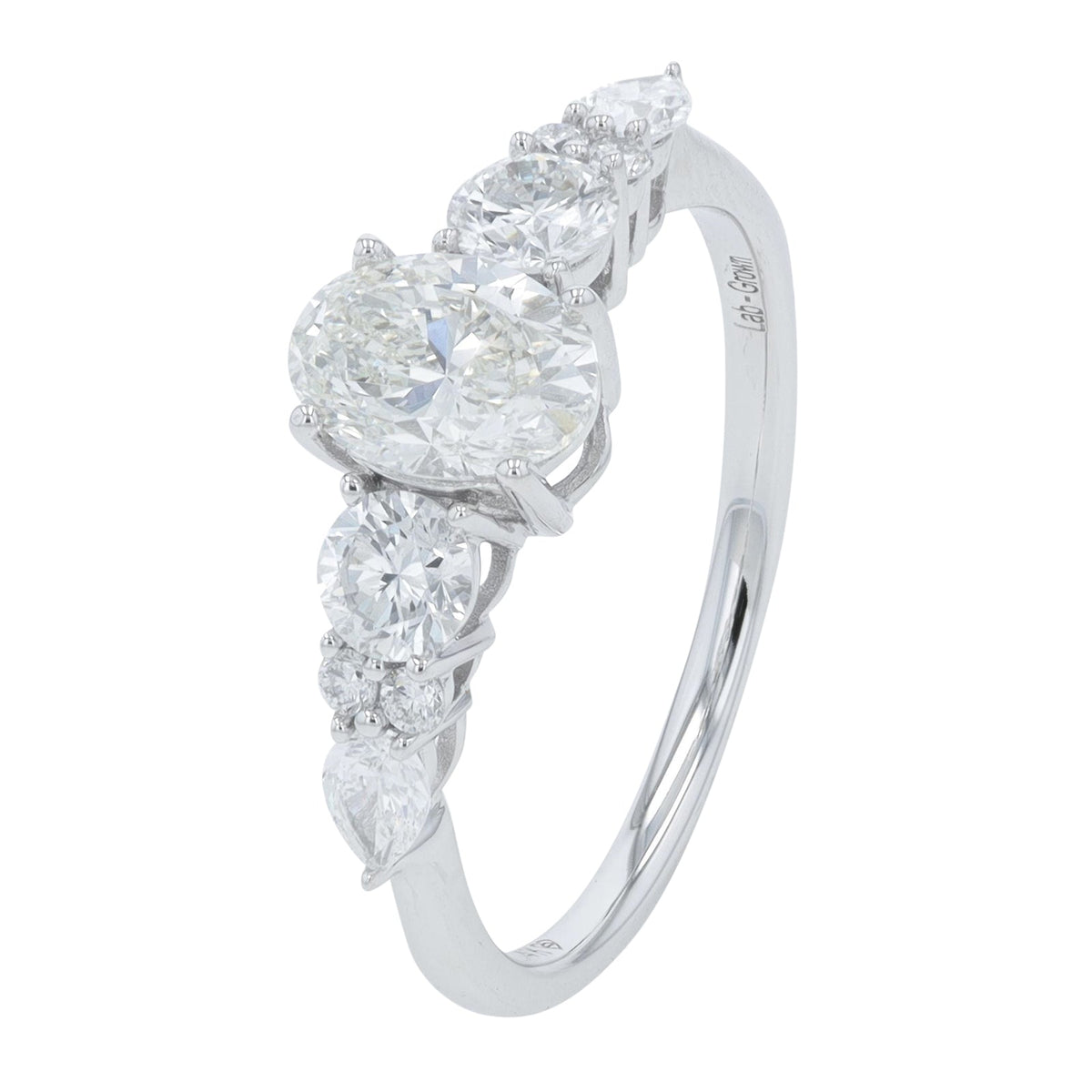 14K 1.50 CT Lab Grown Diamond Engagement Ring<p><strong>More Colors Available</p></strong><p><strong>Lab Grown Diamond</p></strong>