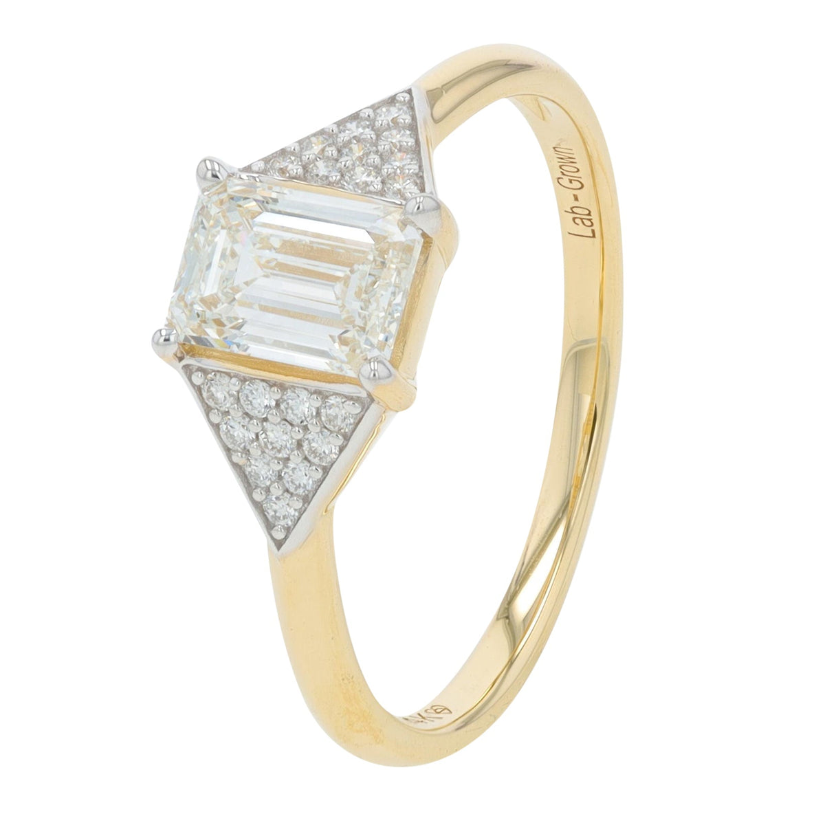 14K 1 CT Lab Grown Diamond Engagement Ring<p><strong>More Colors Available</p></strong><p><strong>Lab Grown Diamond</p></strong>