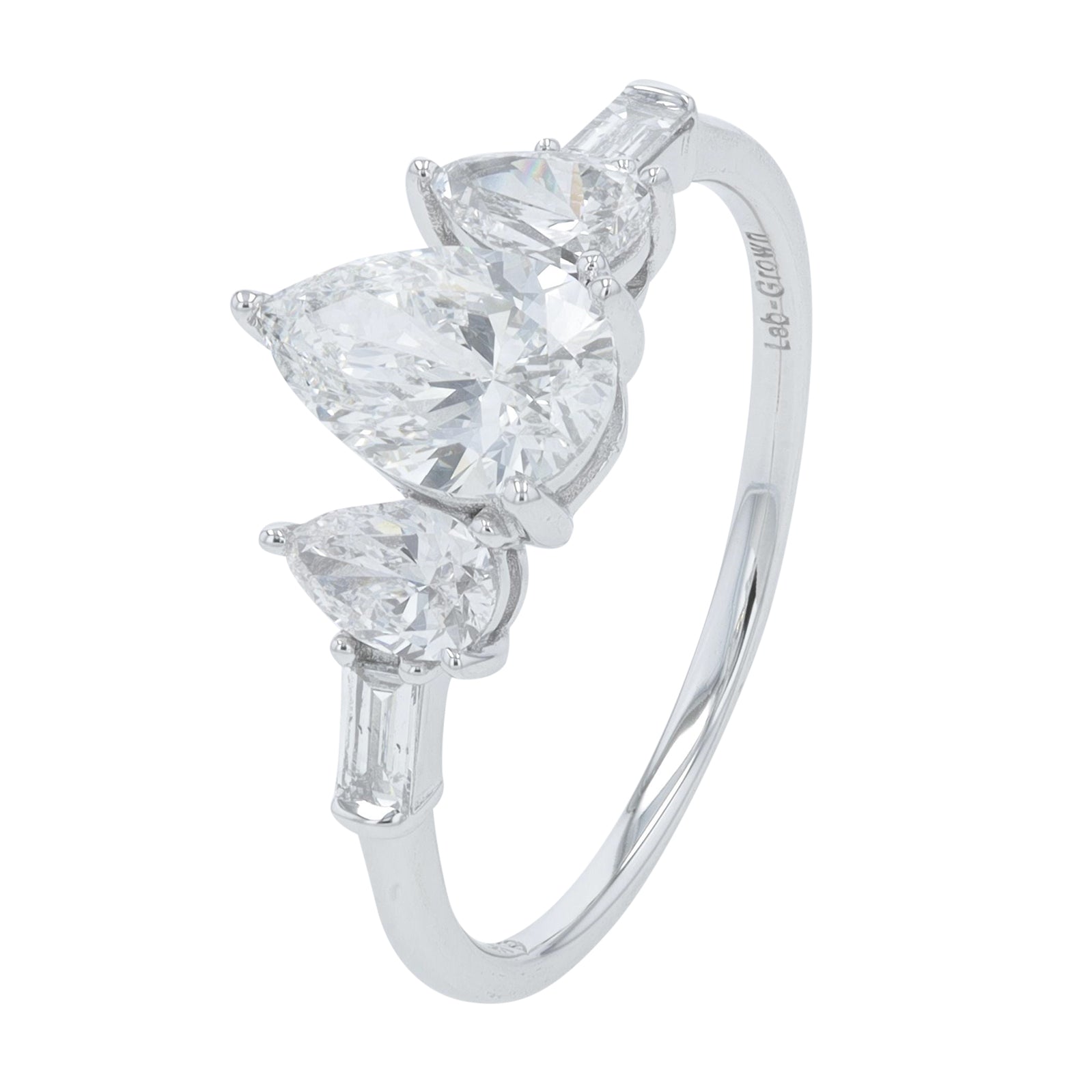 14K 1.50 CT Lab Grown Diamond Engagement Ring<p><strong>More Colors Available</p></strong><p><strong>Lab Grown Diamond</p></strong>