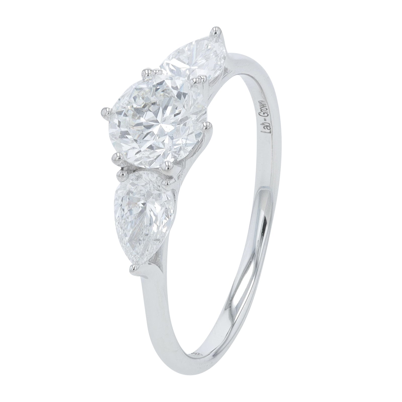 14K 1.50 CT Lab Grown Diamond Engagement Ring<p><strong>More Colors Available</p></strong><p><strong>Lab Grown Diamond</p></strong>