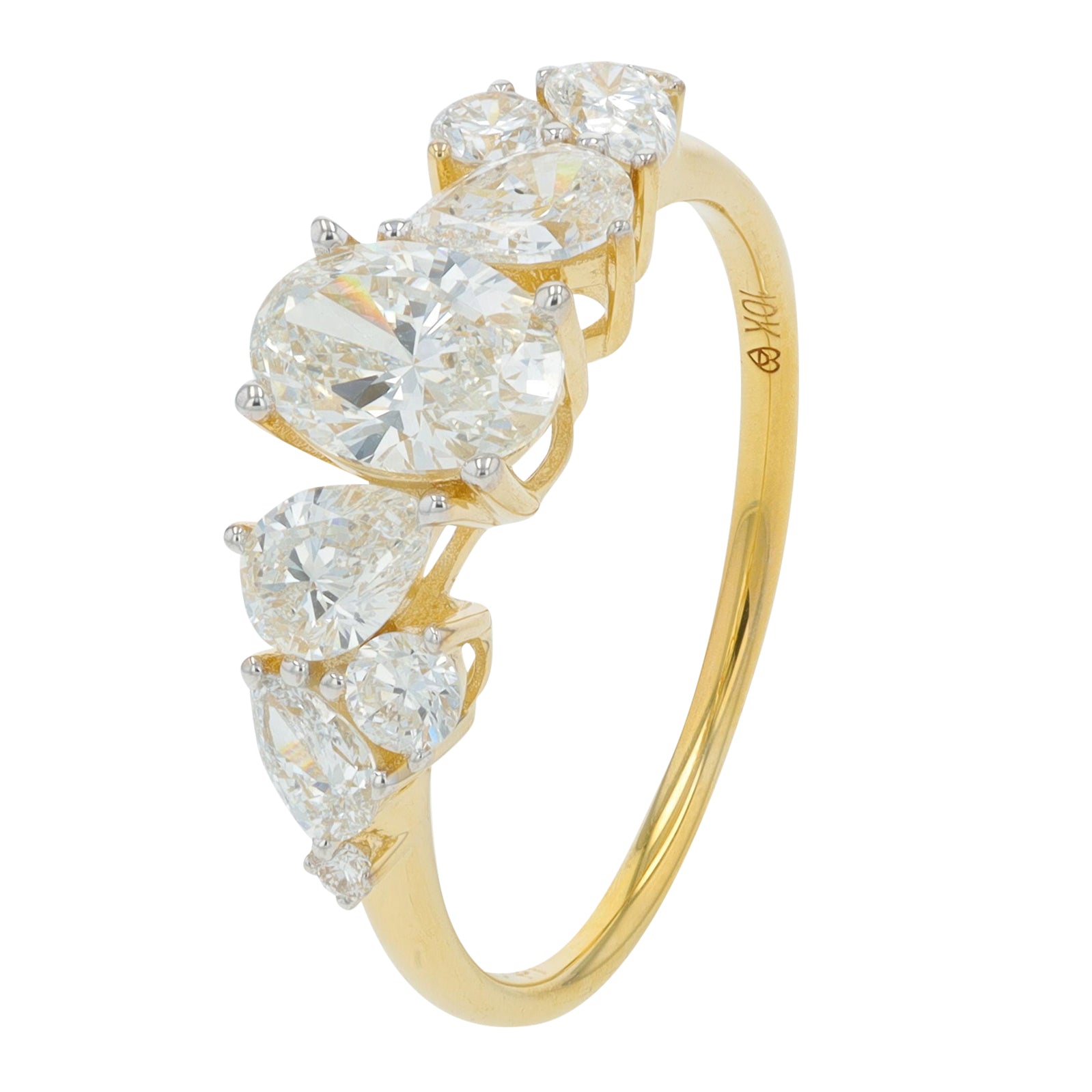 10K 1.50 CT Lab Grown Diamond Engagement Ring<p><strong>More Colors Available</p></strong><p><strong>Lab Grown Diamond</p></strong>