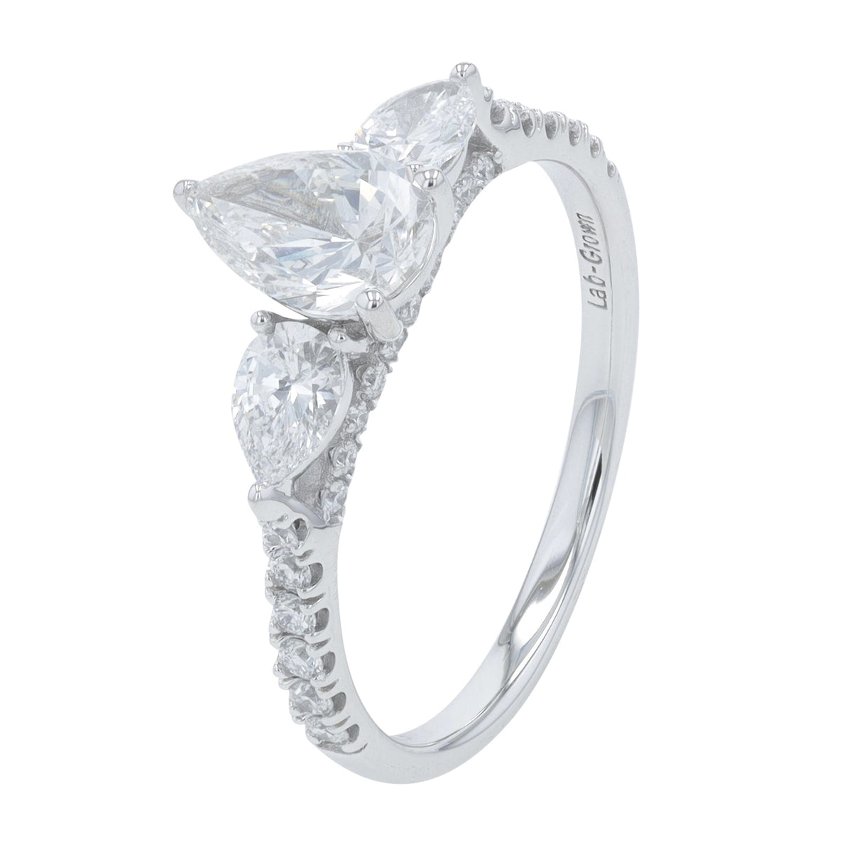 14K 1.50 CT Lab Grown Diamond Engagement Ring<p><strong>More Colors Available</p></strong><p><strong>Lab Grown Diamond</p></strong>