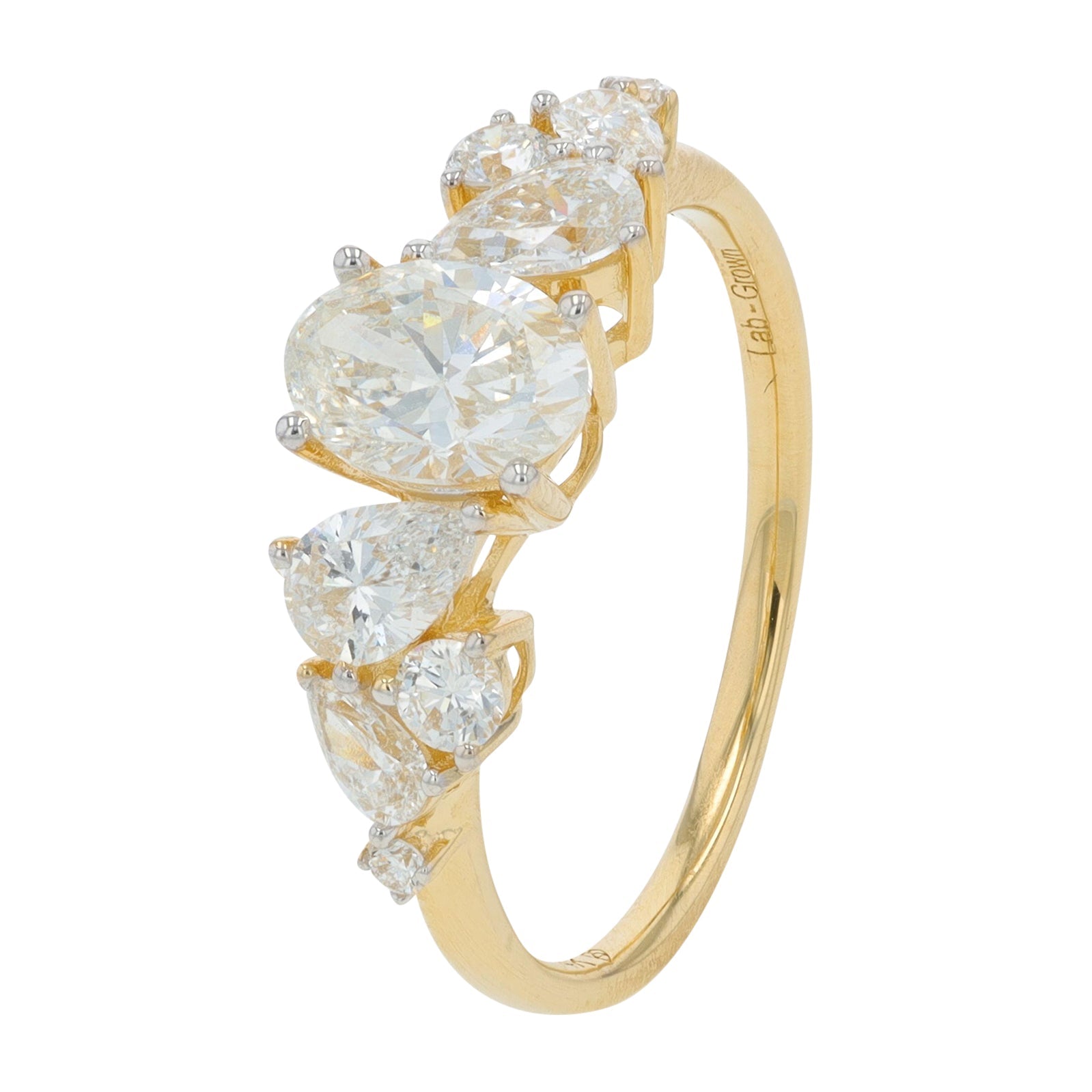 14K 1.50 CT Lab Grown Diamond Engagement Ring<p><strong>More Colors Available</p></strong><p><strong>Lab Grown Diamond</p></strong>