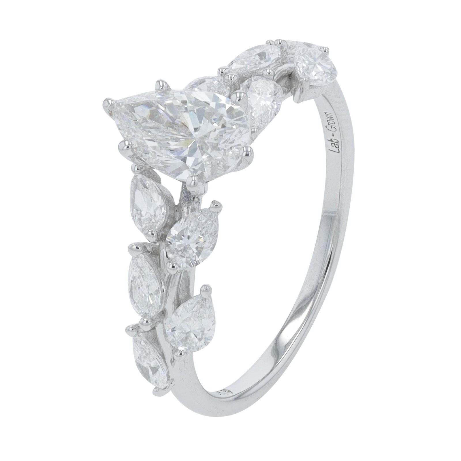10K 1.75 CT Lab Grown Diamond Engagement Ring<p><strong>More Colors Available</p></strong><p><strong>Lab Grown Diamond</p></strong>
