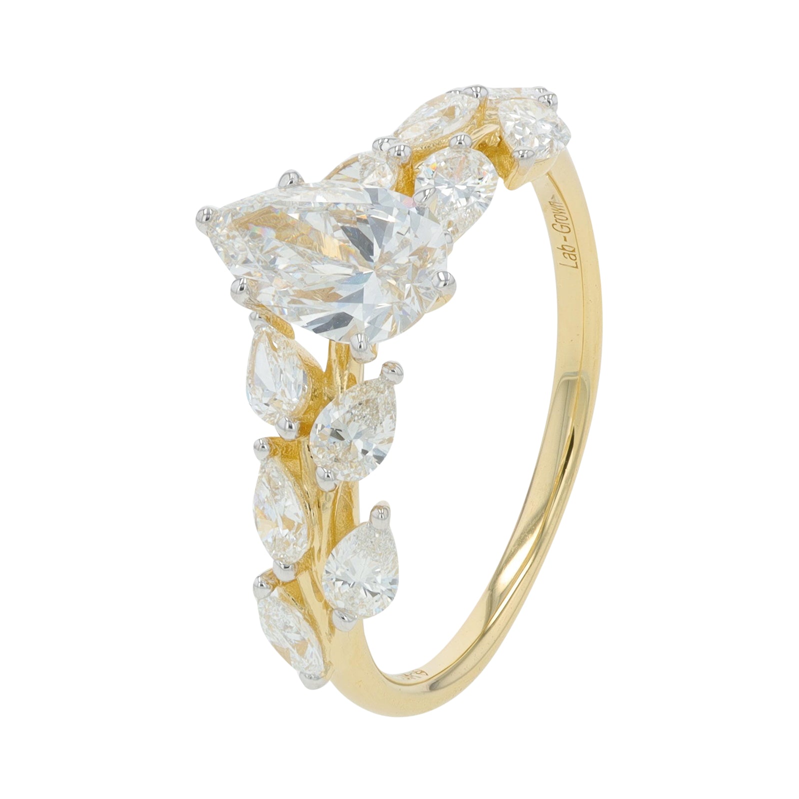10K 1.75 CT Lab Grown Diamond Engagement Ring<p><strong>More Colors Available</p></strong><p><strong>Lab Grown Diamond</p></strong>