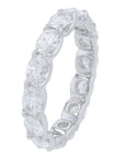 14K WG 3 CTW Lab Grown Diamond Eternity Oval BandLab Grown DiamondMultiple Sizes