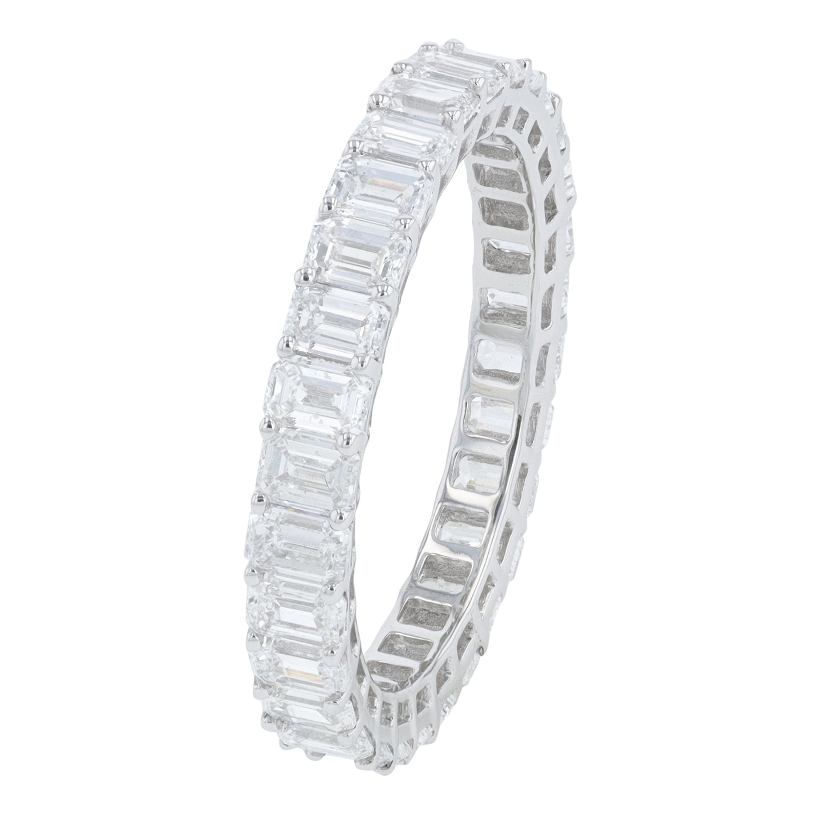 14K WG 2 CTW Lab Grown Diamond Eternity Band<p><strong>Lab Grown Diamond</p></strong><p><strong>Multiple Sizes</p></strong>