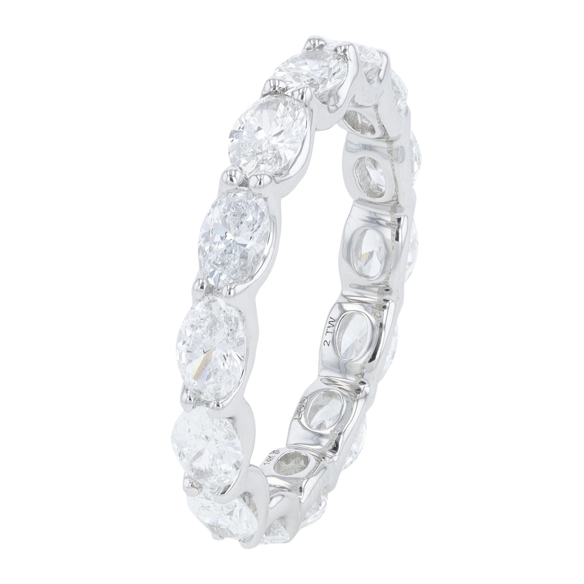 14K WG 2 CTW Lab Grown Diamond Eternity Band<p><strong>Lab Grown Diamond</p></strong><p><strong>Multiple Sizes</p></strong>