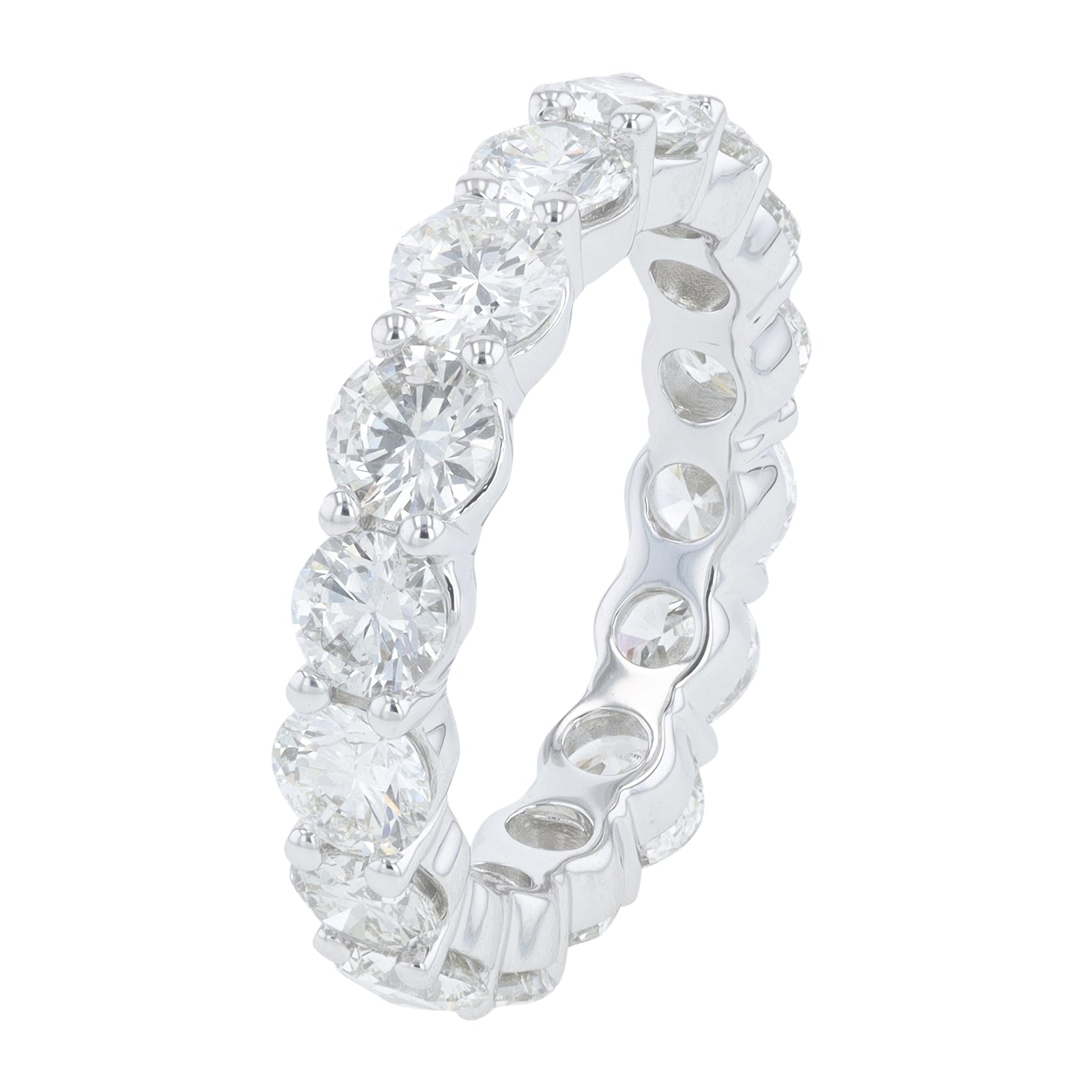 14K WG 4 CTW Lab Grown Diamond Eternity Band<p><strong>Lab Grown Diamond</p></strong><p><strong>Multiple Sizes</p></strong>