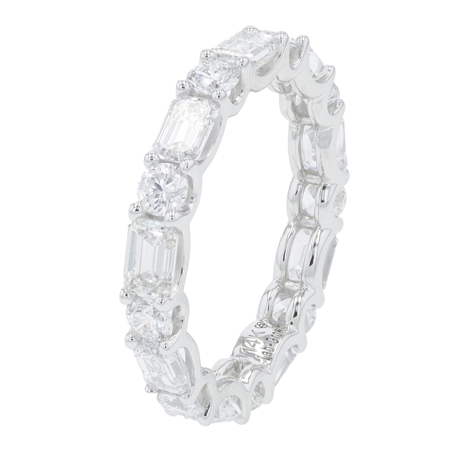 14K 3.50 CT Lab Grown Diamond Eternity Band<p><strong>More Colors Available</p></strong><p><strong>Lab Grown Diamond</p></strong>