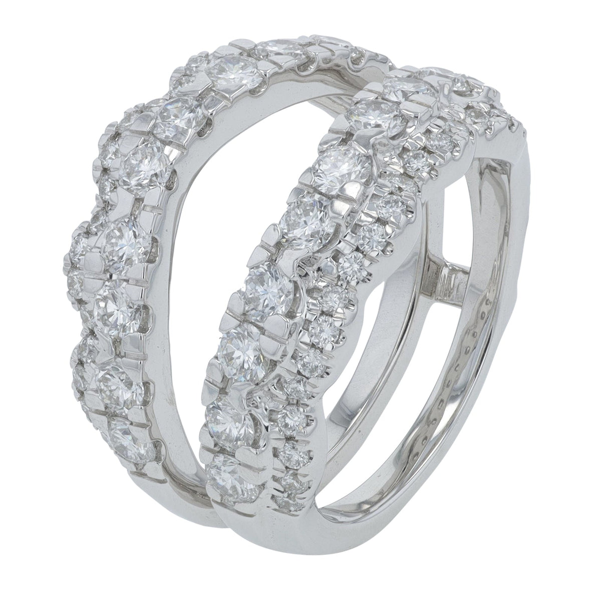 14K WG 2 CTW Lab Grown Diamond Ring Guard<p><strong>Lab Grown Diamond</p></strong>