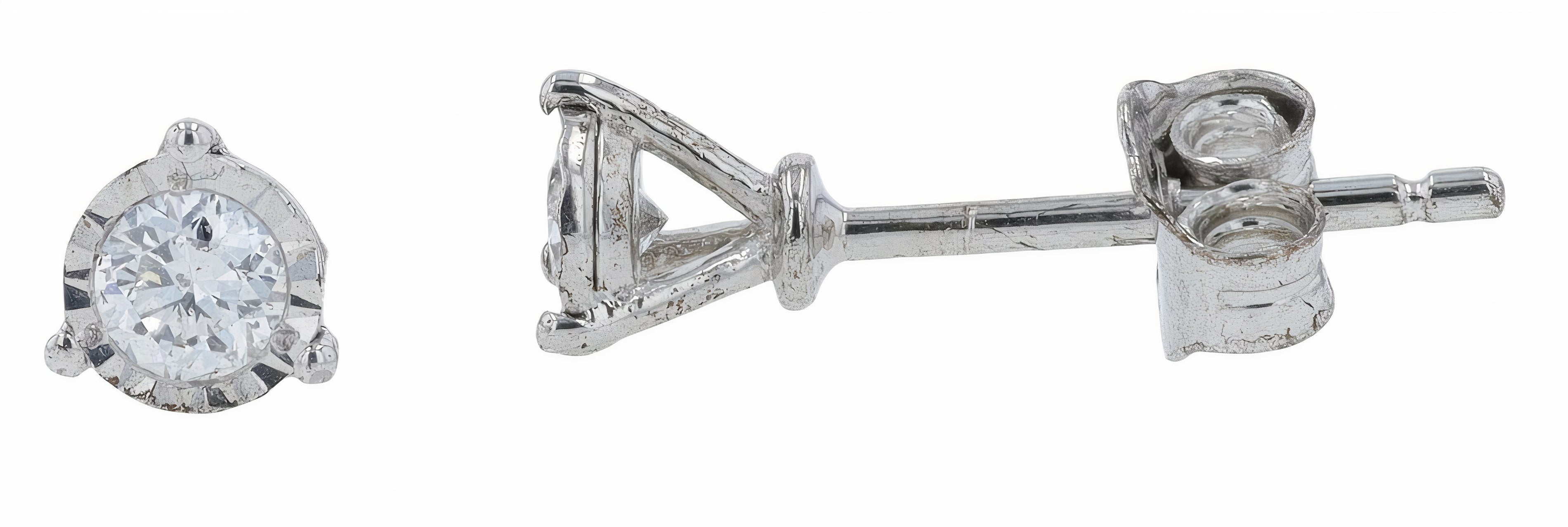 Lab Diamond Studs in Sterling Silver (0.25 ct. tw)