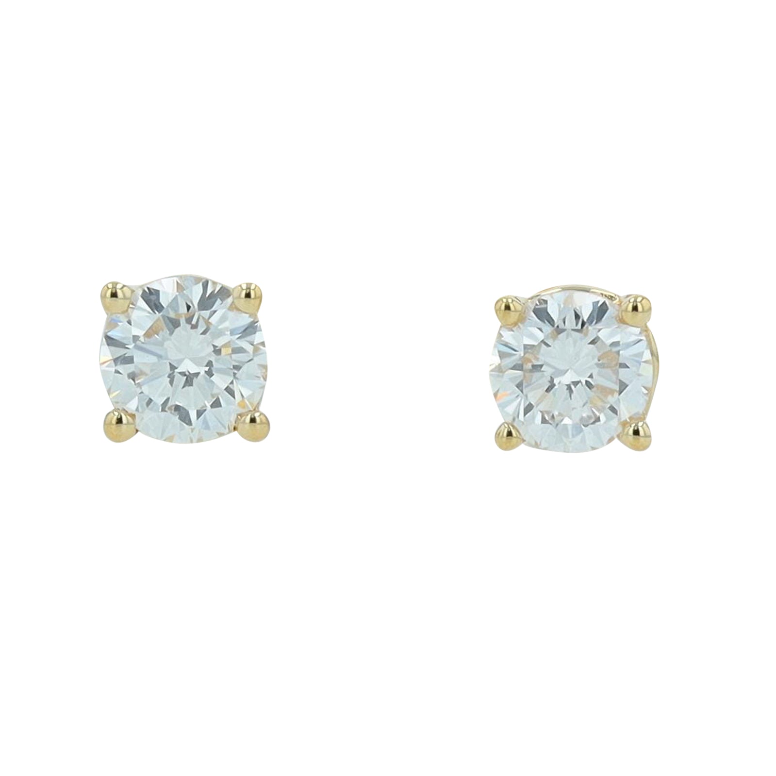 Lab Diamond & Lab Sapphire Flower Pendant in 14K White Gold