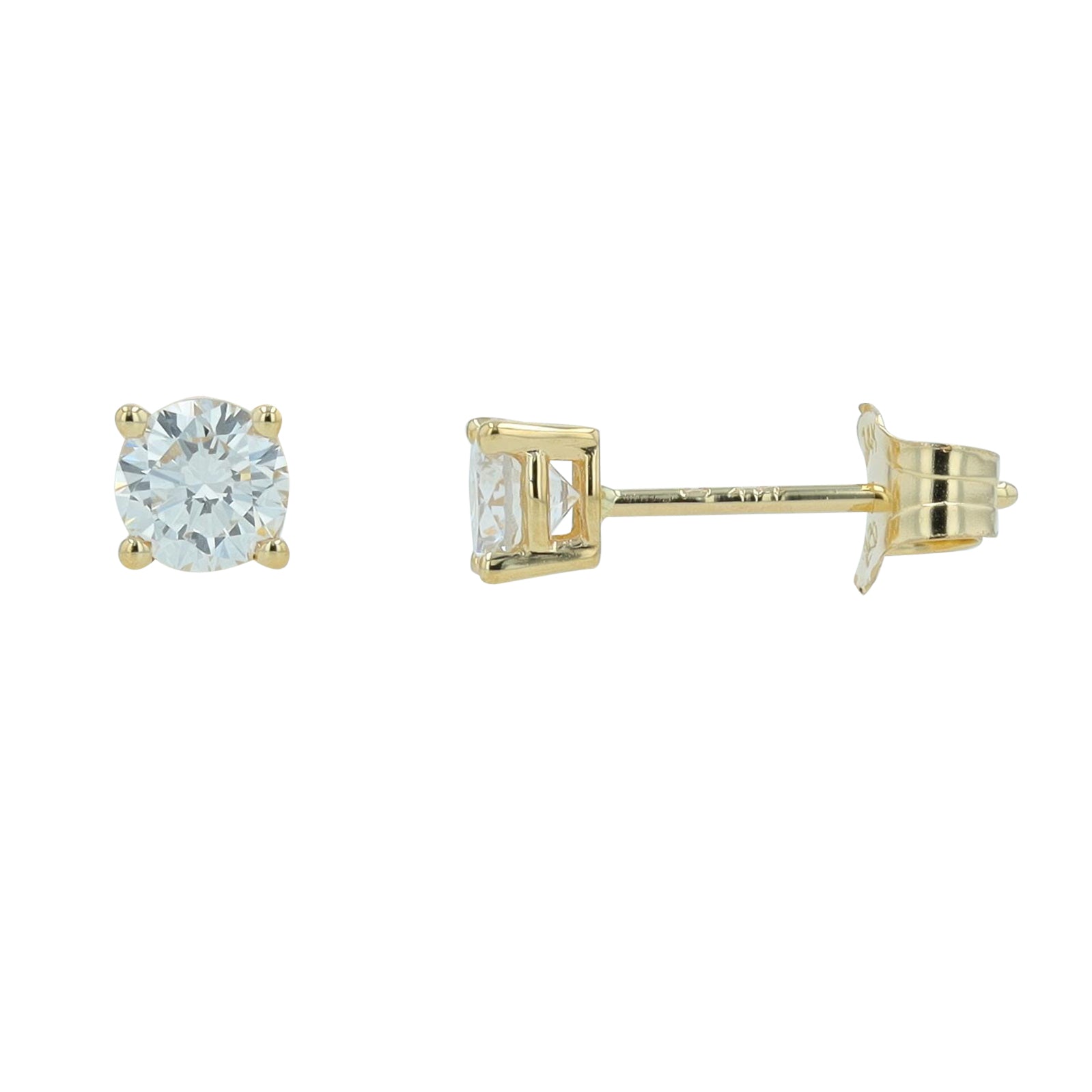 Lab Diamond & Lab Sapphire Flower Pendant in 14K White Gold
