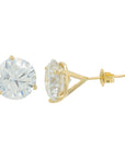 Lab Diamond Martini Set Studs in 18K Gold (6 ct. tw)