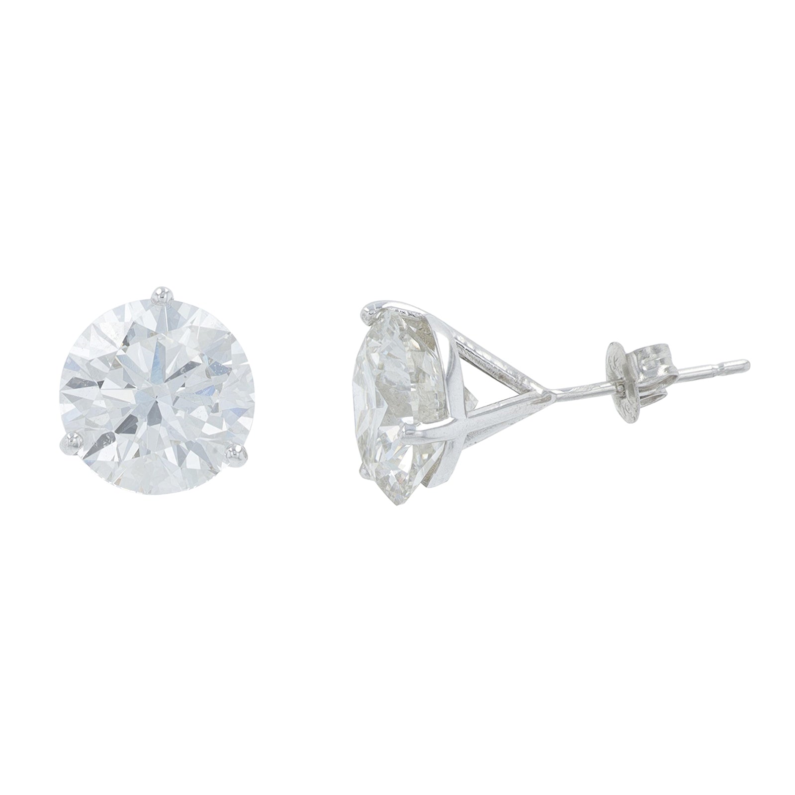 Lab Diamond Martini Set Studs in 18K Gold (6 ct. tw)
