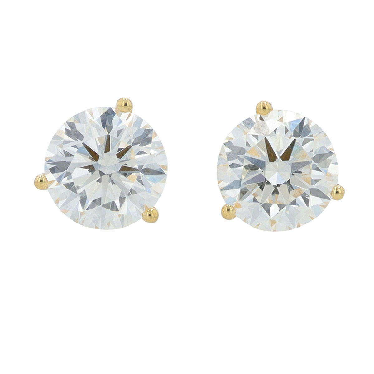 14K 4 CTW Lab Grown Diamond Martini Set Studs<p><strong>Lab Grown Diamond</p></strong>