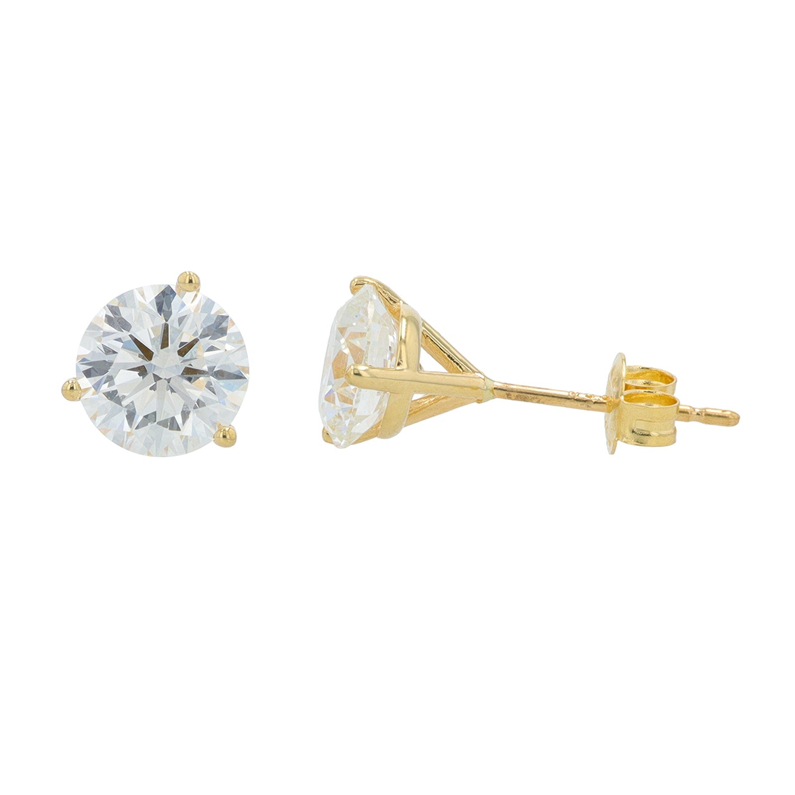 14K 4 CTW Lab Grown Diamond Martini Set Studs<p><strong>Lab Grown Diamond</p></strong>