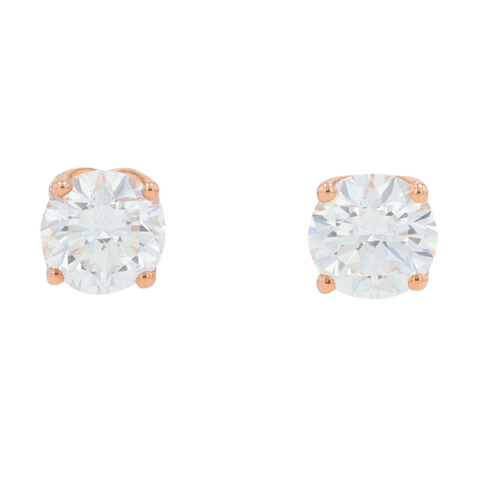 Lab Diamond Studs in 14K Rose Gold (0.65 ct. tw)