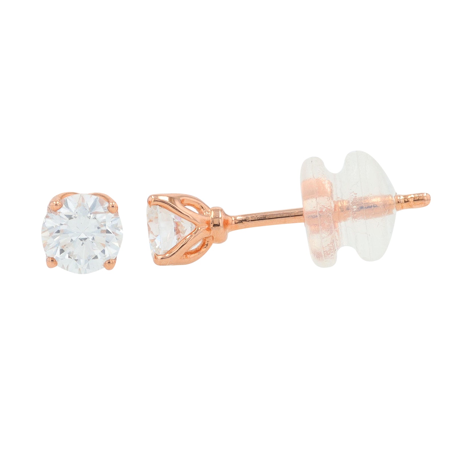 Lab Diamond Studs in 14K Rose Gold (0.65 ct. tw)