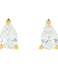 Lab Diamond Pear Cut Studs in 14K Rose Gold (0.50 ct. tw)