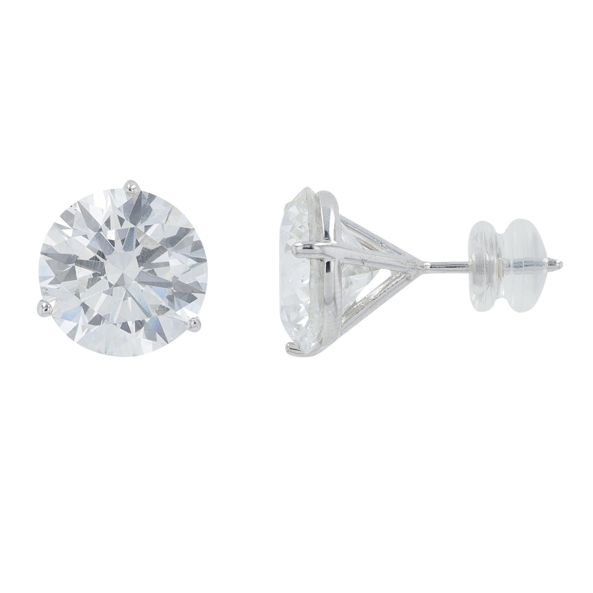 14K WG 10 CT Lab Grown Diamond Studs<p><strong>Lab Grown Diamond</p></strong>