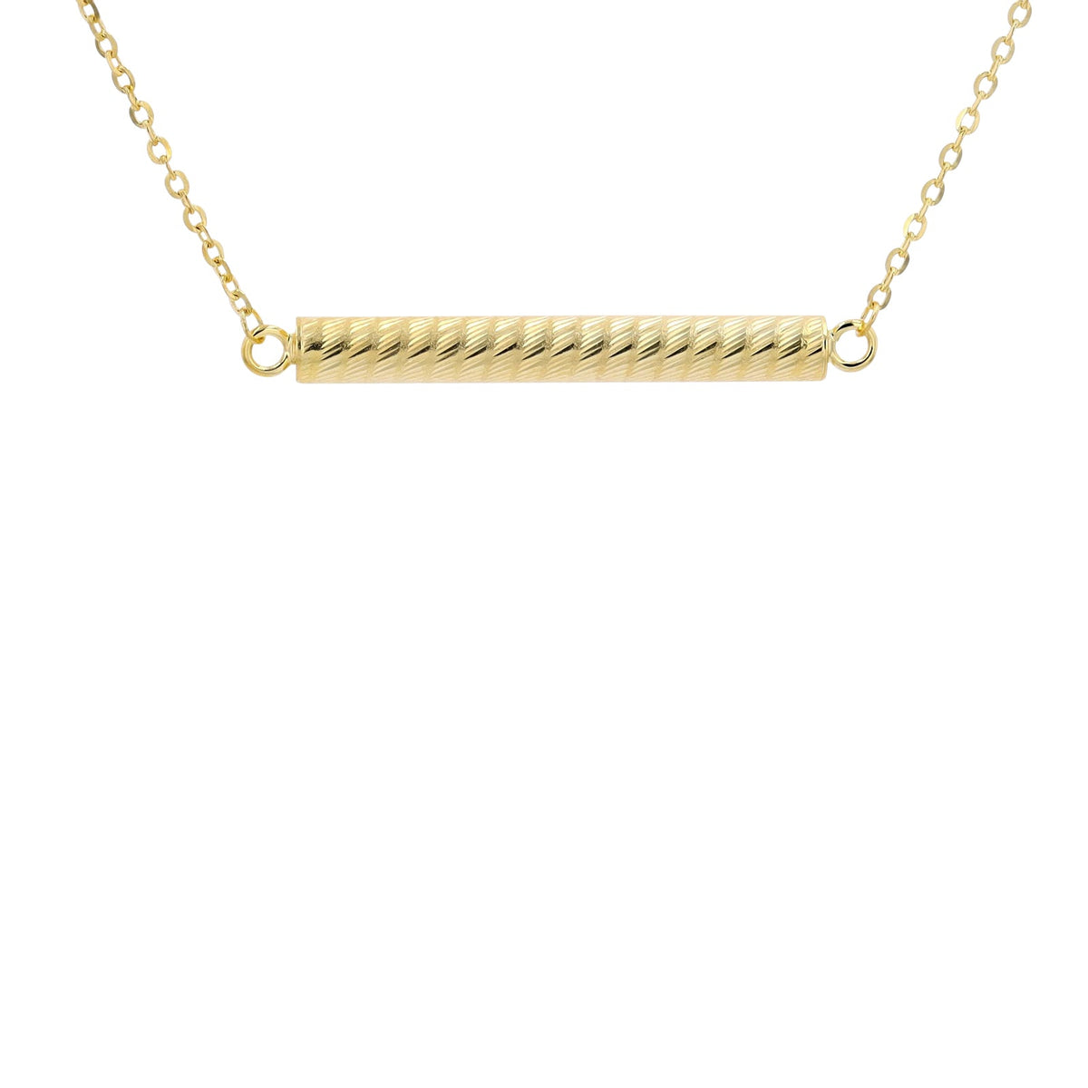 14K YG Bar Necklace