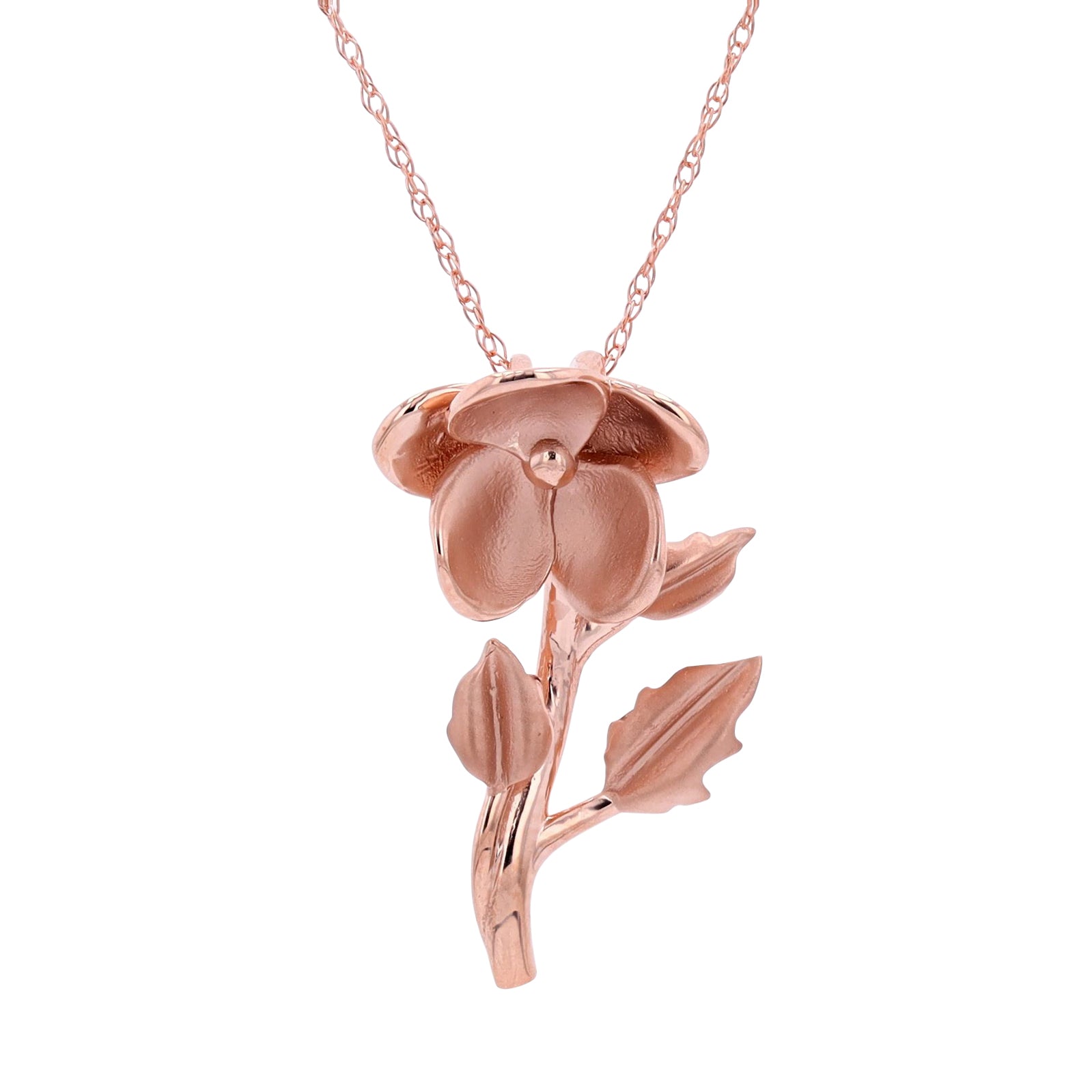 10K RG Birth Flower Pendants<p><strong>Multiple Months Available</p></strong>