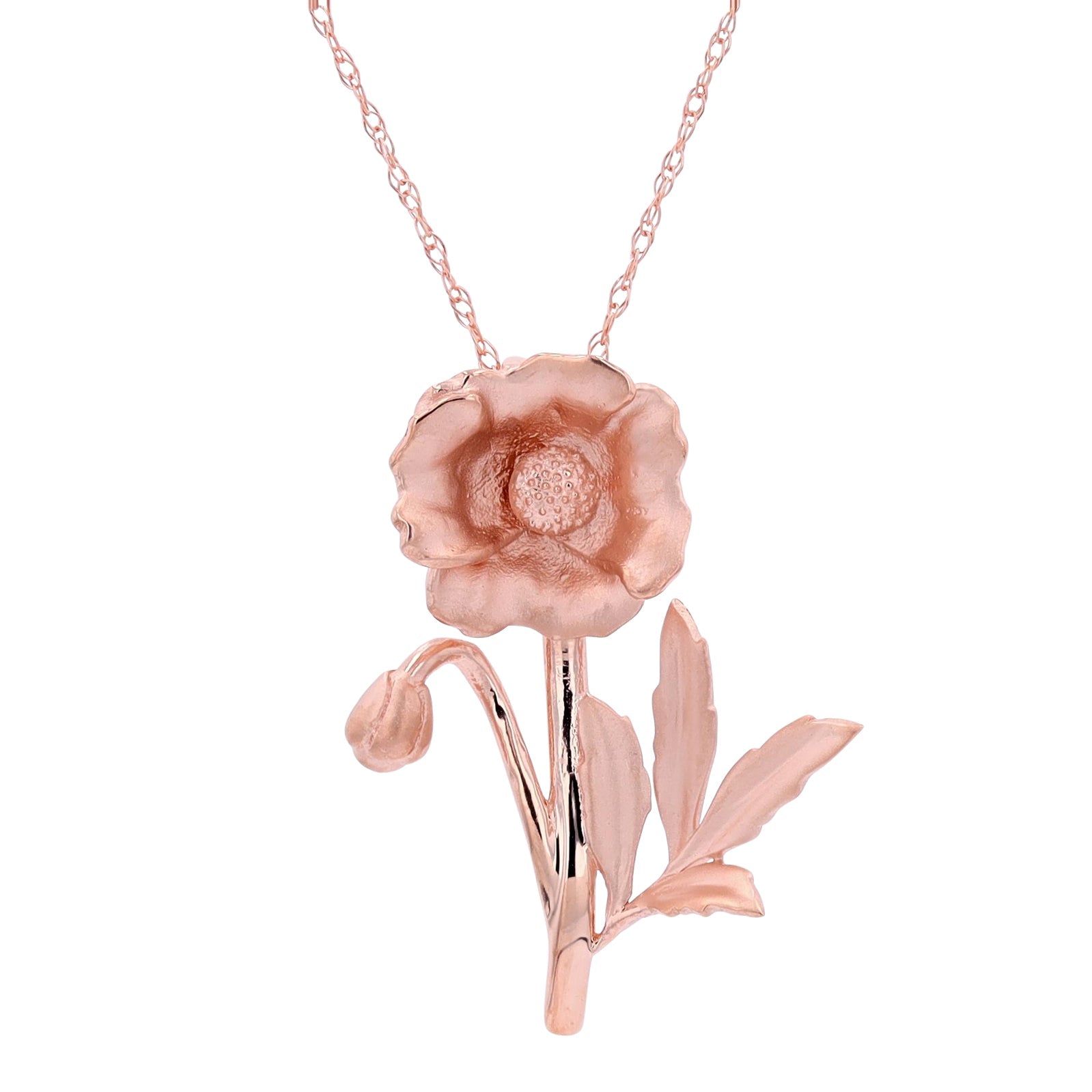10K RG Birth Flower Pendants<p><strong>Multiple Months Available</p></strong>