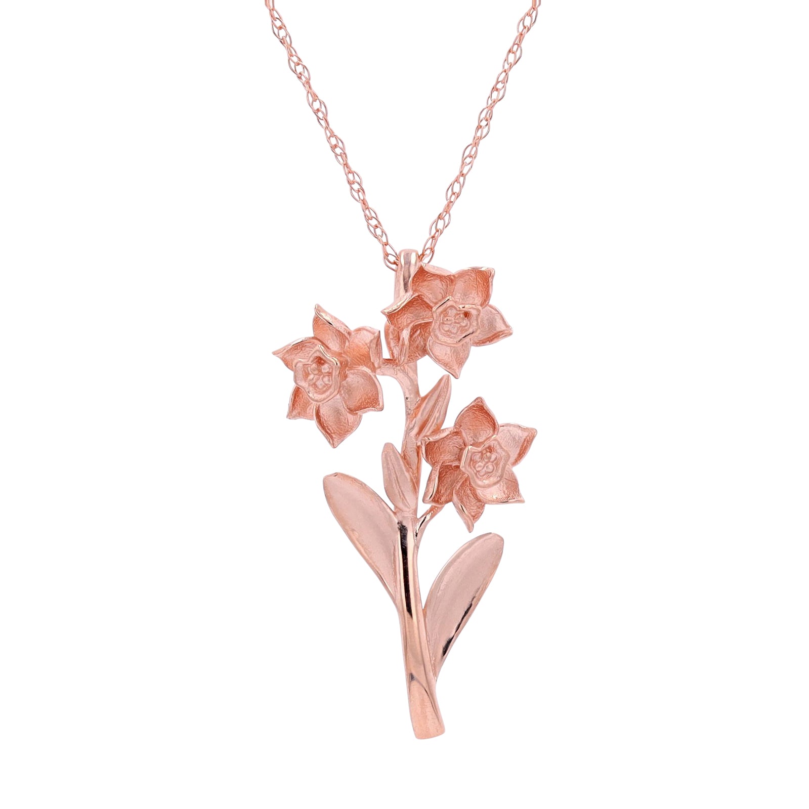 10K RG Birth Flower Pendants<p><strong>Multiple Months Available</p></strong>