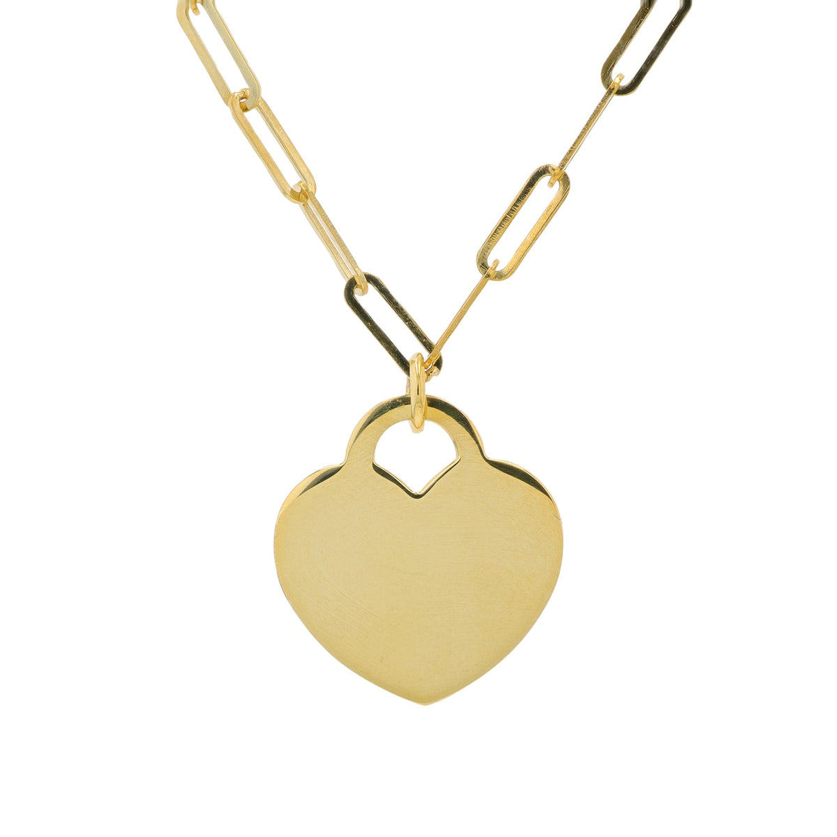 10K YG Heart Necklace