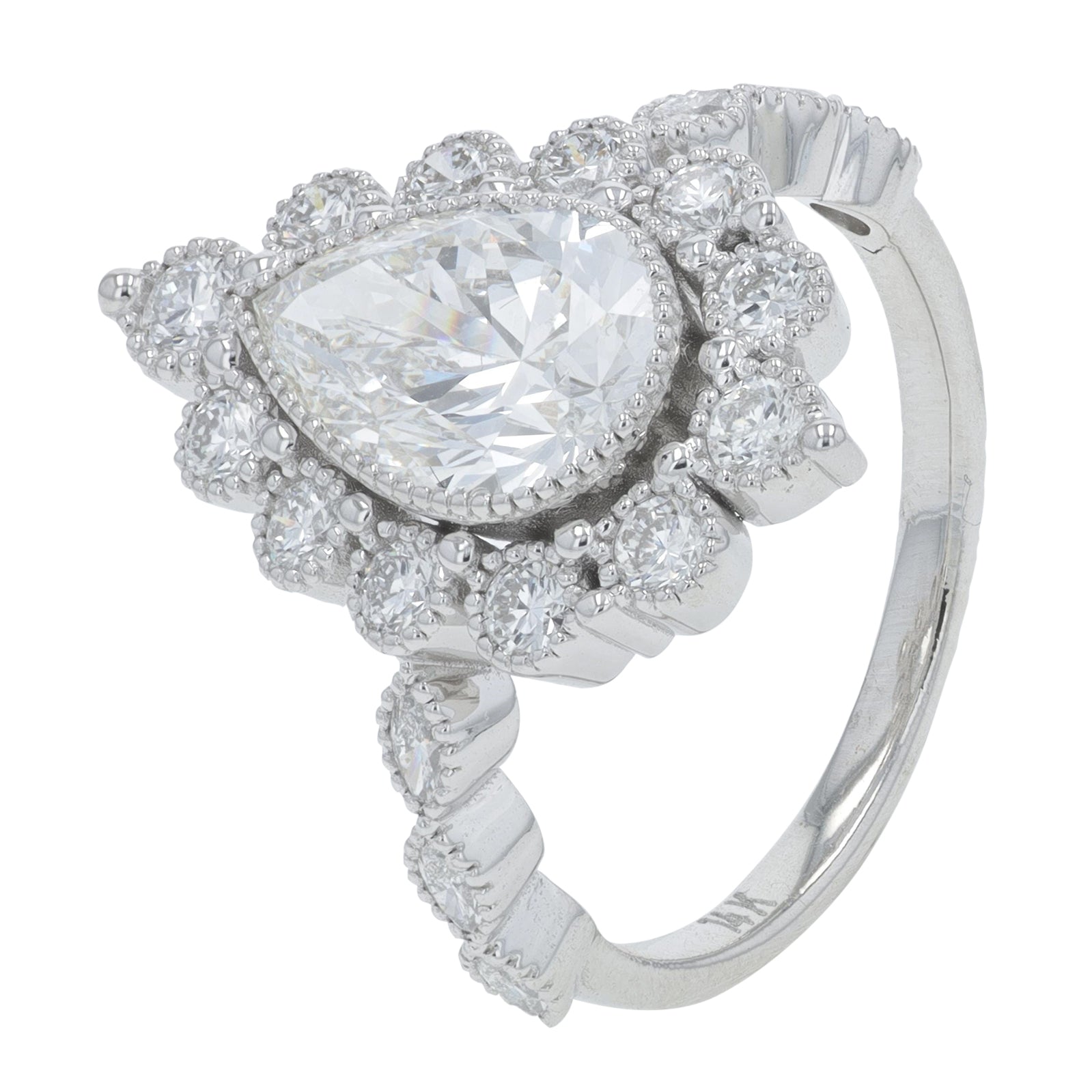 14K WG 2 CTW Lab Grown Diamond Ring<p><strong>Lab Grown Diamond</p></strong><p><strong>IGI Available</p></strong>
