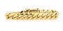 14K YG 153.7 Gram Cuban Gents Bracelet
