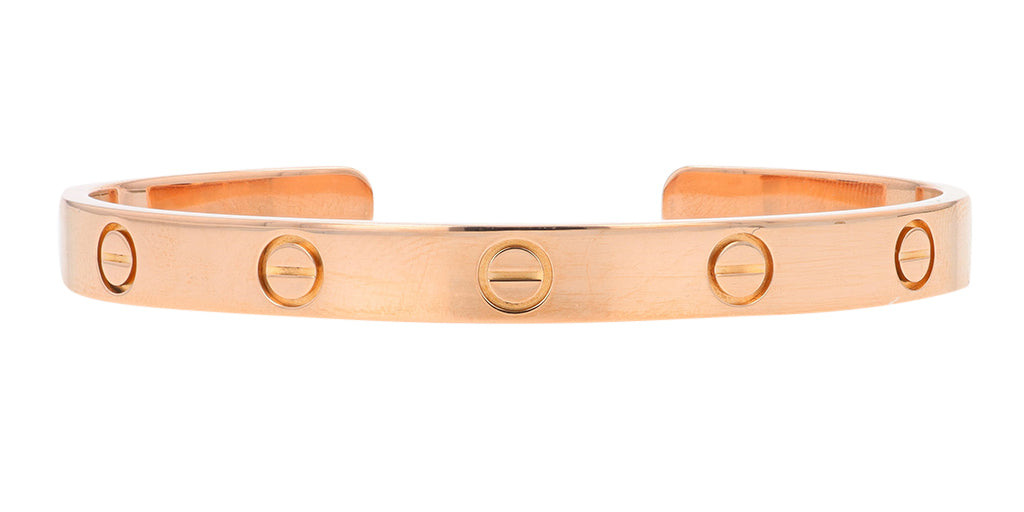 18K RG Cartier Love Cuff