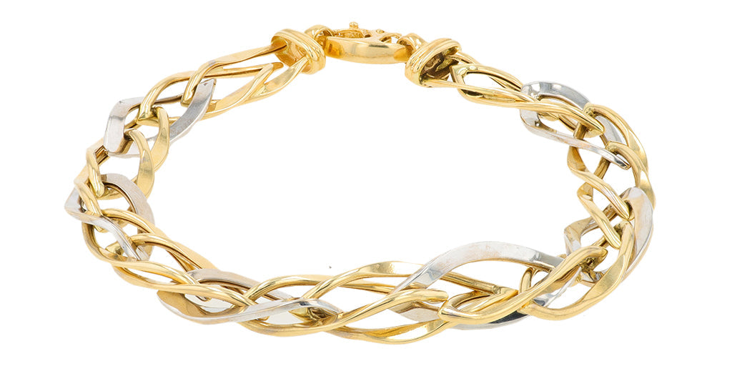 14K TT 7.70 Gram Bracelets