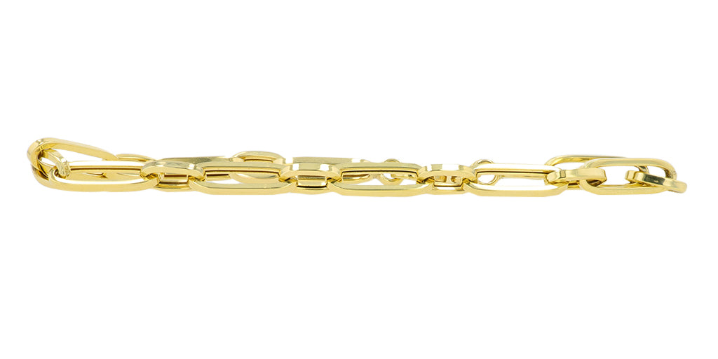 10K YG Paperclip Bracelet