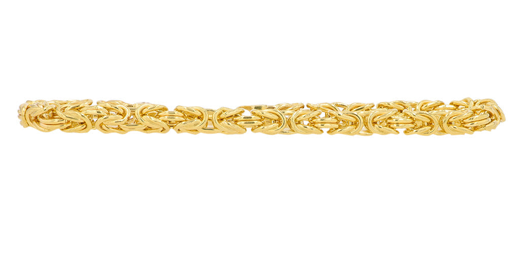 14K YG Byzantine Bracelet