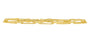 14K YG Paperclip Bracelet